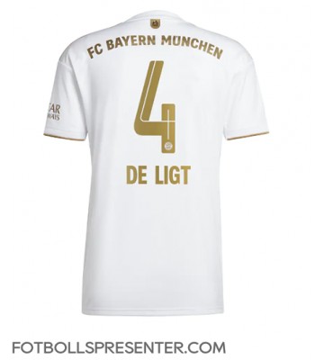 Bayern Munich Matthijs de Ligt #4 Borta Matchtröja 2022-23 Kortärmad